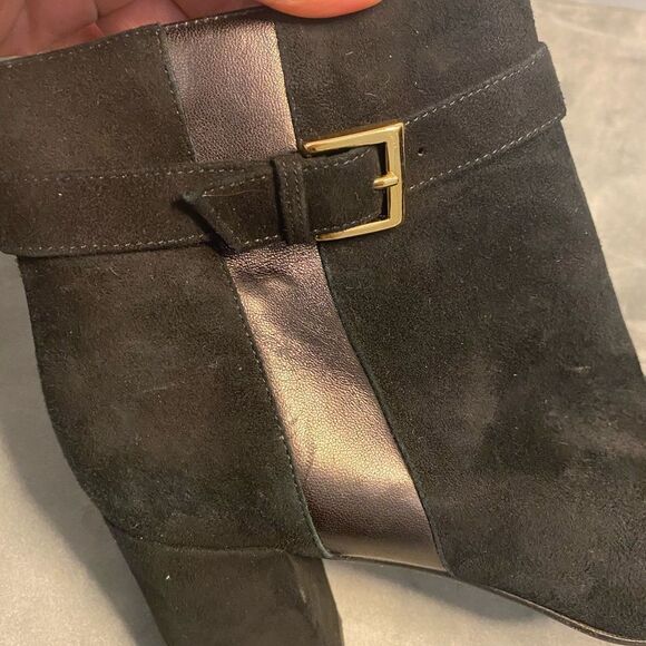 Kate Spade black suede booties, size 8 - Picture 6 of 7
